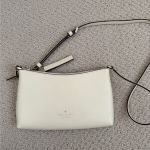 Kate Spade Cream Leather Crossbody Bag